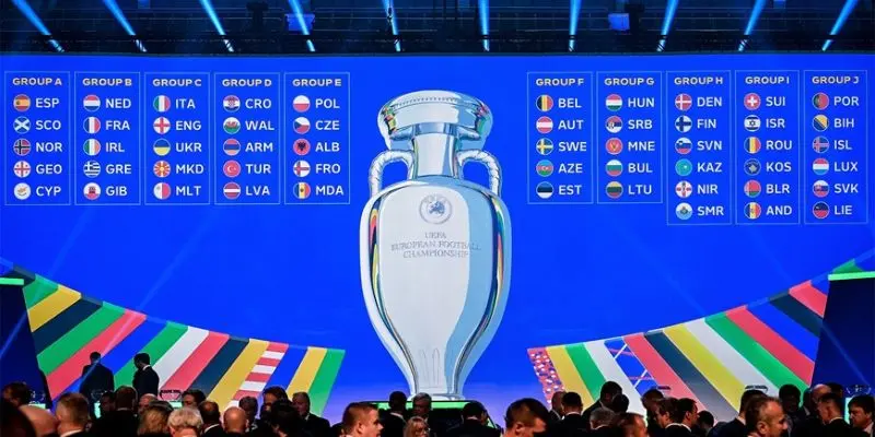 Bảng vòng loại euro 2024 - 24 đội tham dự